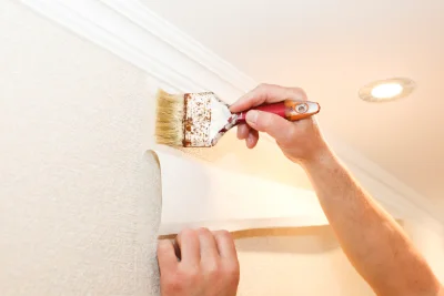Pose de papier peint à Piquecos — revêtements muraux et toiles de verre